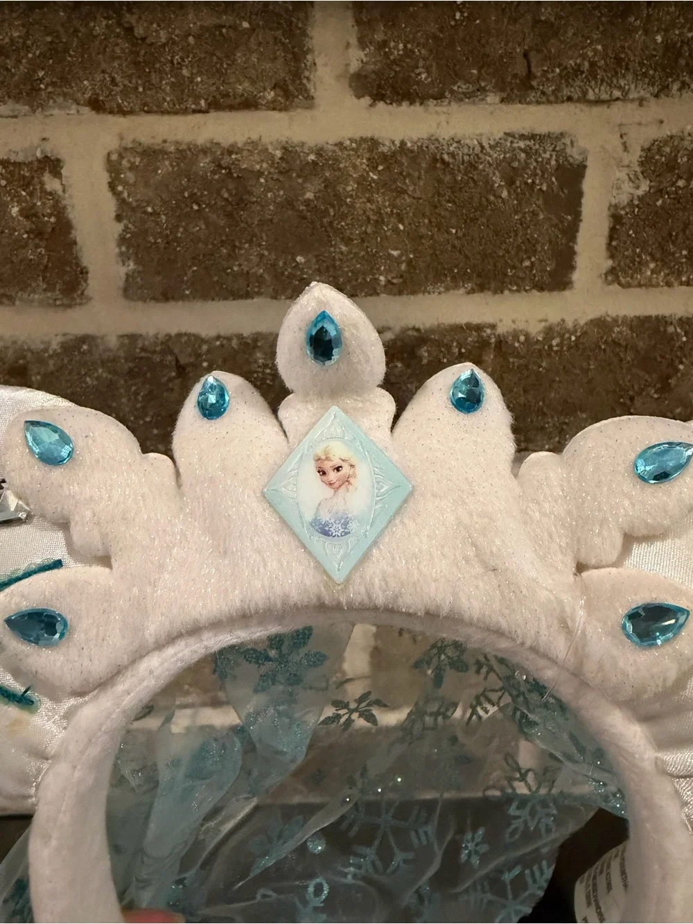 Disney Elsa Snowflake Tiara Headband - White & Blue